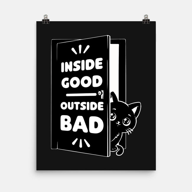 Outside Is Bad-None-Matte-Poster-Studio Mootant