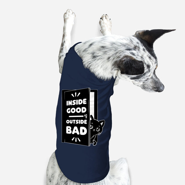 Outside Is Bad-Dog-Basic-Pet Tank-Studio Mootant