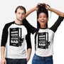 Outside Is Bad-Unisex-Baseball-Tee-Studio Mootant