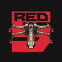 Red Spaceship Revolution-None-Indoor-Rug-Studio Mootant