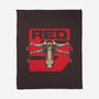 Red Spaceship Revolution-None-Fleece-Blanket-Studio Mootant