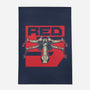 Red Spaceship Revolution-None-Indoor-Rug-Studio Mootant