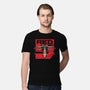 Red Spaceship Revolution-Mens-Premium-Tee-Studio Mootant