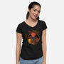 The Ghoul-Womens-V-Neck-Tee-Tronyx79