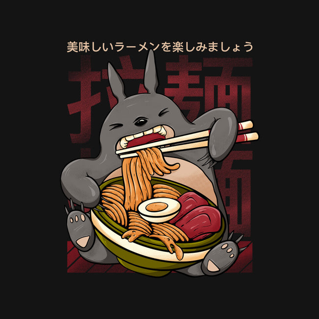 Totoro Ramen-None-Removable Cover w Insert-Throw Pillow-Ryuga