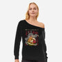 Totoro Ramen-Womens-Off Shoulder-Sweatshirt-Ryuga