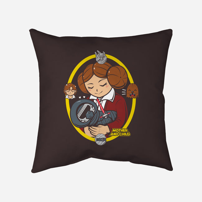 Mother And Child-None-Removable Cover-Throw Pillow-krisren28