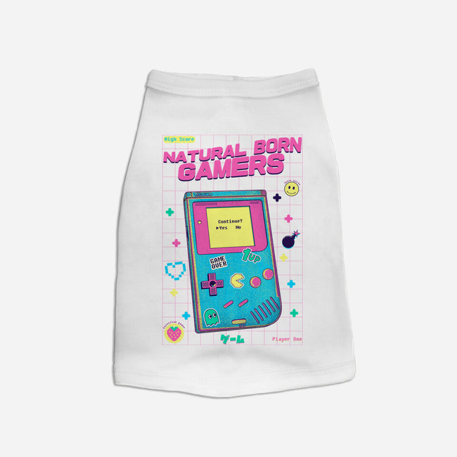 Natural Born Gamers-Dog-Basic-Pet Tank-Jelly89