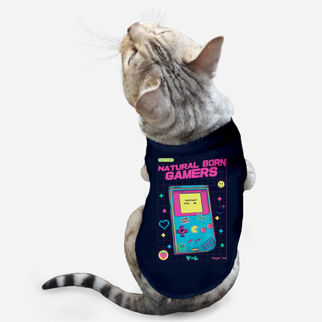 Natural Born Gamers-Cat-Basic-Pet Tank-Jelly89