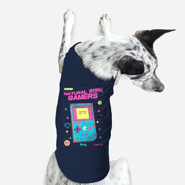 Natural Born Gamers-Dog-Basic-Pet Tank-Jelly89