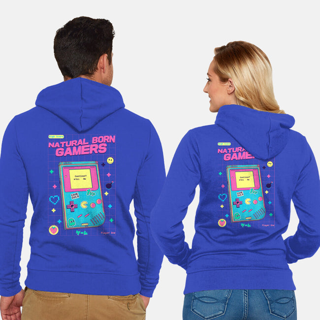 Natural Born Gamers-Unisex-Zip-Up-Sweatshirt-Jelly89