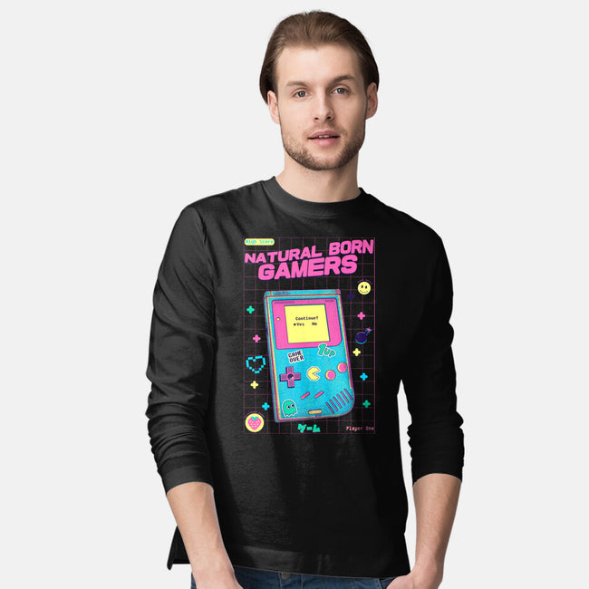 Natural Born Gamers-Mens-Long Sleeved-Tee-Jelly89