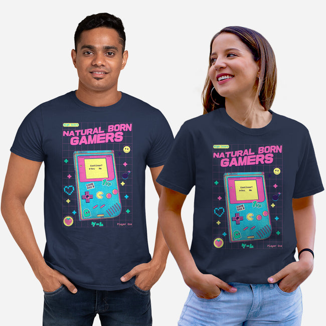 Natural Born Gamers-Unisex-Basic-Tee-Jelly89