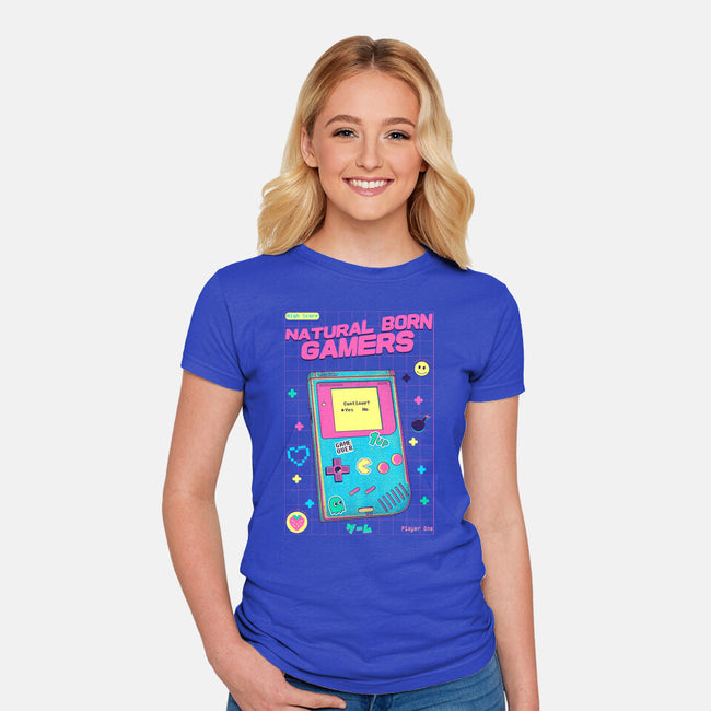 Natural Born Gamers-Womens-Fitted-Tee-Jelly89