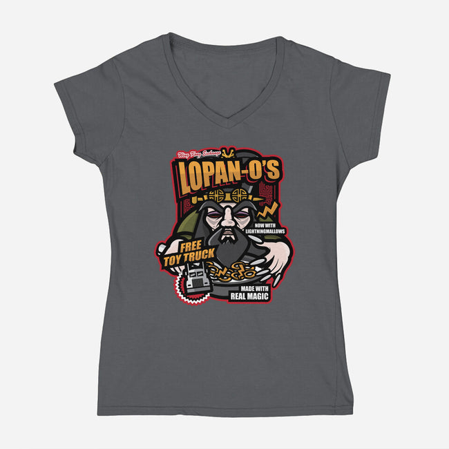 Lopan O's-Womens-V-Neck-Tee-jrberger