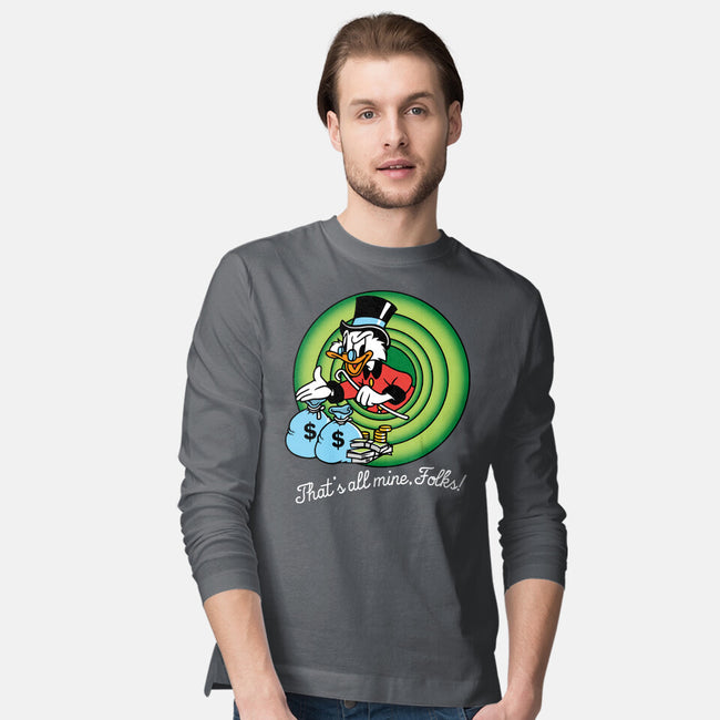 A Bit Greedy-Mens-Long Sleeved-Tee-imisko