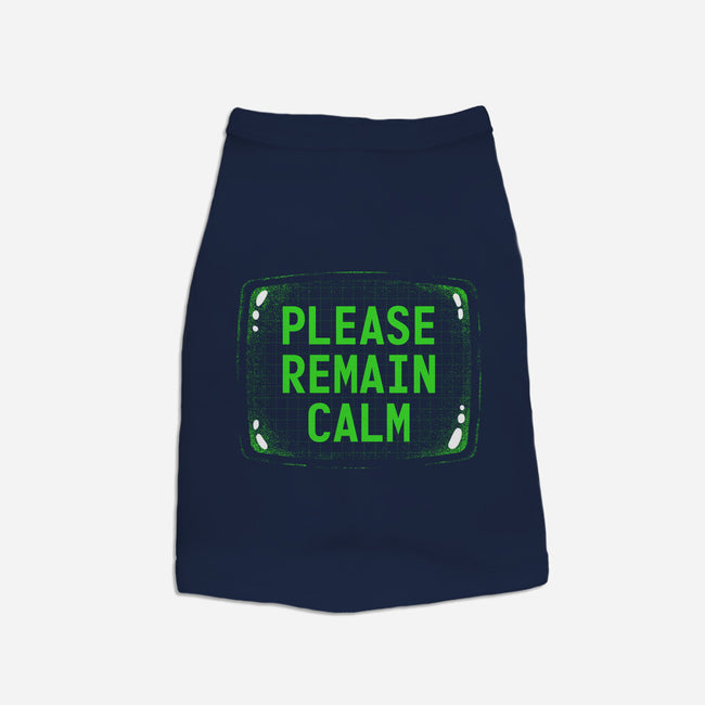 Please Remain Calm-Cat-Basic-Pet Tank-rocketman_art