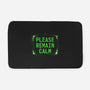 Please Remain Calm-None-Memory Foam-Bath Mat-rocketman_art