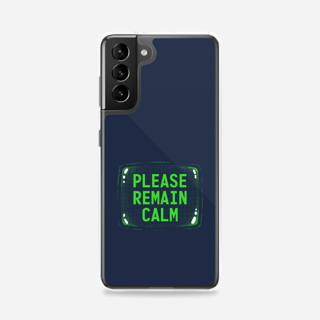 Please Remain Calm-Samsung-Snap-Phone Case-rocketman_art