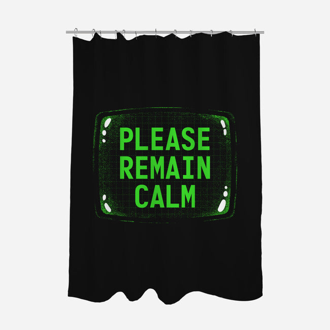 Please Remain Calm-None-Polyester-Shower Curtain-rocketman_art