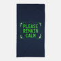 Please Remain Calm-None-Beach-Towel-rocketman_art