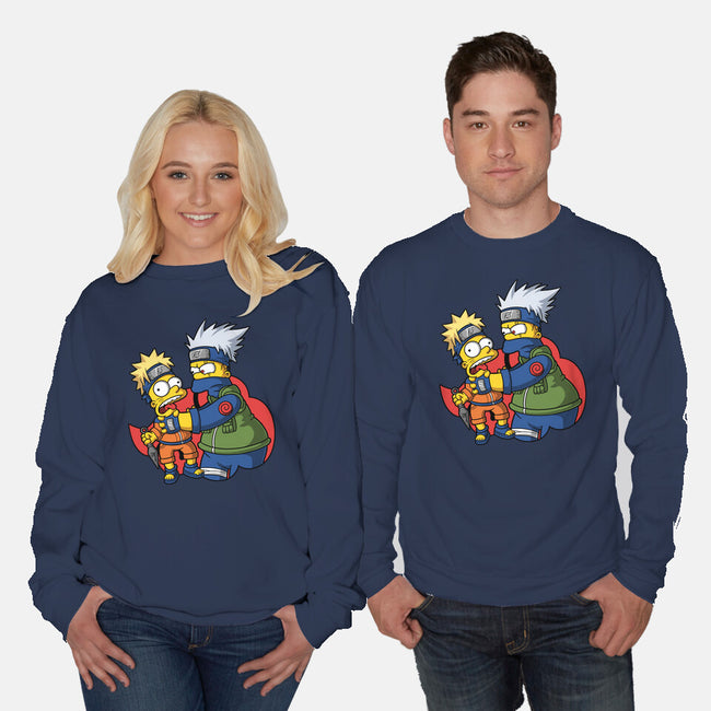 Why You Little Shinobi-Unisex-Crew Neck-Sweatshirt-Barbadifuoco