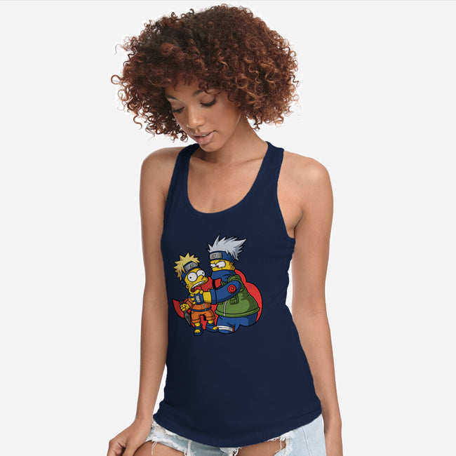 Why You Little Shinobi-Womens-Racerback-Tank-Barbadifuoco