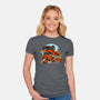 Kong Punch-Womens-Fitted-Tee-joerawks