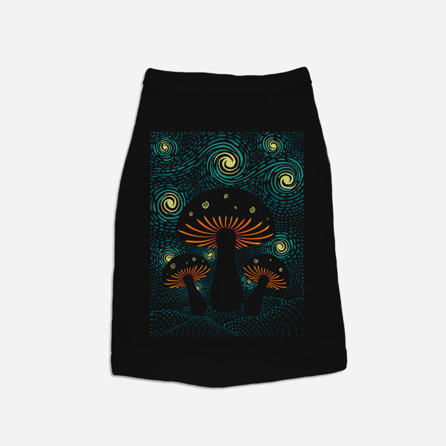 Starry Mushrooms-Dog-Basic-Pet Tank-erion_designs