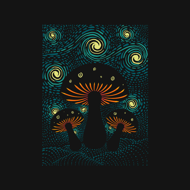 Starry Mushrooms-Unisex-Basic-Tee-erion_designs