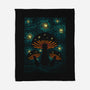 Starry Mushrooms-None-Fleece-Blanket-erion_designs