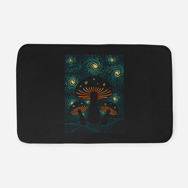 Starry Mushrooms-None-Memory Foam-Bath Mat-erion_designs