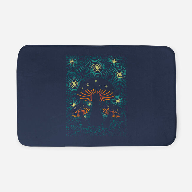 Starry Mushrooms-None-Memory Foam-Bath Mat-erion_designs