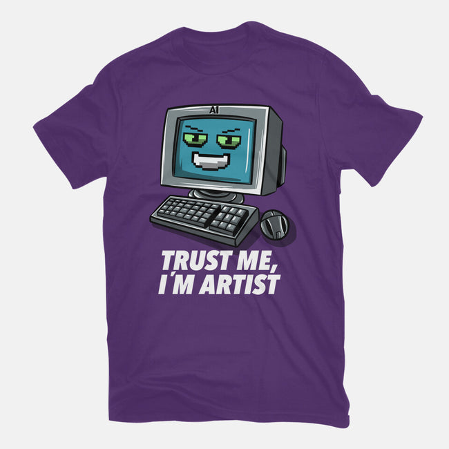 AI Artist-Womens-Fitted-Tee-zascanauta