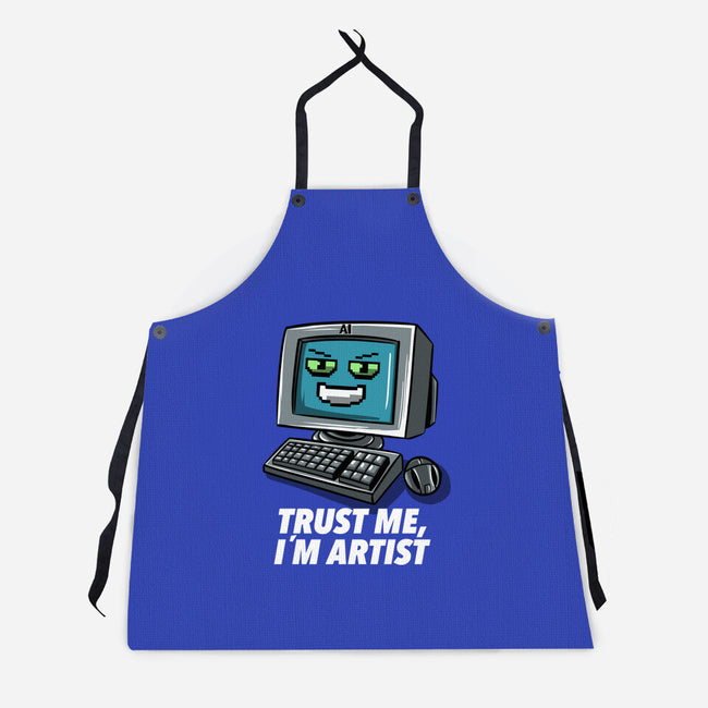 AI Artist-Unisex-Kitchen-Apron-zascanauta