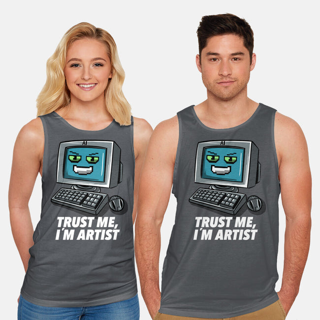 AI Artist-Unisex-Basic-Tank-zascanauta