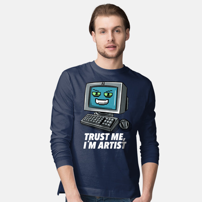 AI Artist-Mens-Long Sleeved-Tee-zascanauta