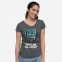 AI Artist-Womens-V-Neck-Tee-zascanauta