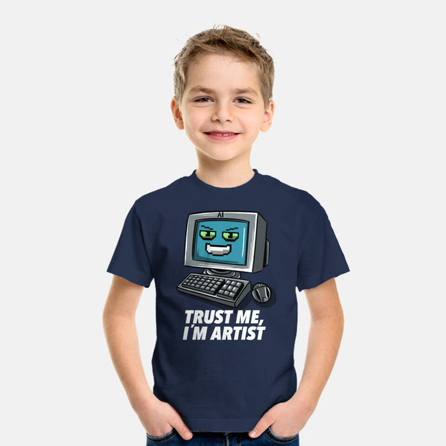 AI Artist-Youth-Basic-Tee-zascanauta