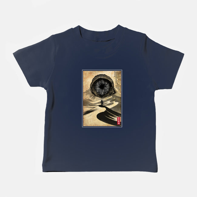 Dune Woodblock-Baby-Basic-Tee-DrMonekers