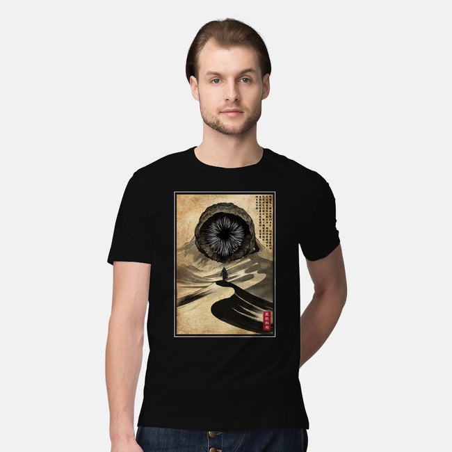 Dune Woodblock-Mens-Premium-Tee-DrMonekers