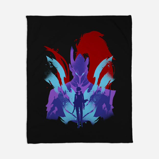 Shadow Arise-None-Fleece-Blanket-RamenBoy