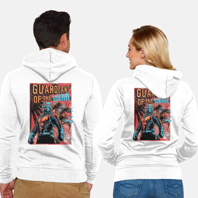 Guardians Of The Sugar-Unisex-Zip-Up-Sweatshirt-Gleydson Barboza