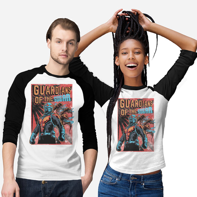 Guardians Of The Sugar-Unisex-Baseball-Tee-Gleydson Barboza