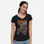 Guardians Of The Sugar-Womens-V-Neck-Tee-Gleydson Barboza