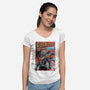 Guardians Of The Sugar-Womens-V-Neck-Tee-Gleydson Barboza