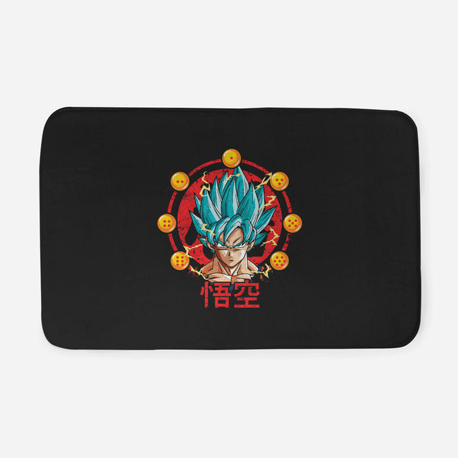 Son Goku-None-Memory Foam-Bath Mat-turborat14