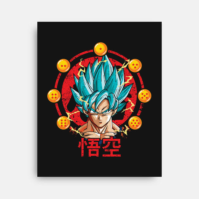 Son Goku-None-Stretched-Canvas-turborat14