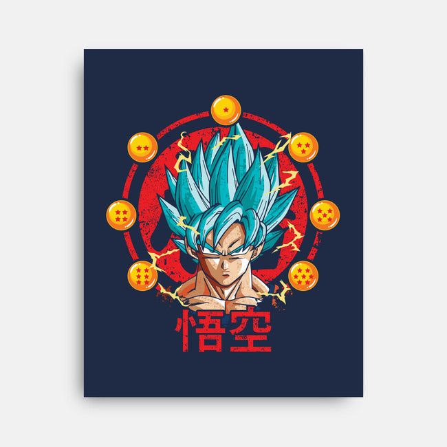 Son Goku-None-Stretched-Canvas-turborat14