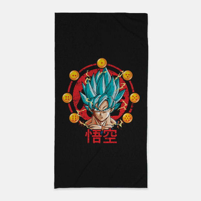 Son Goku-None-Beach-Towel-turborat14